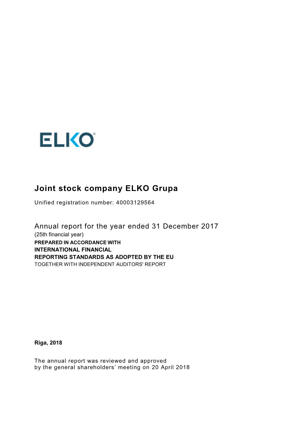 Joint Stock Company ELKO Grupa