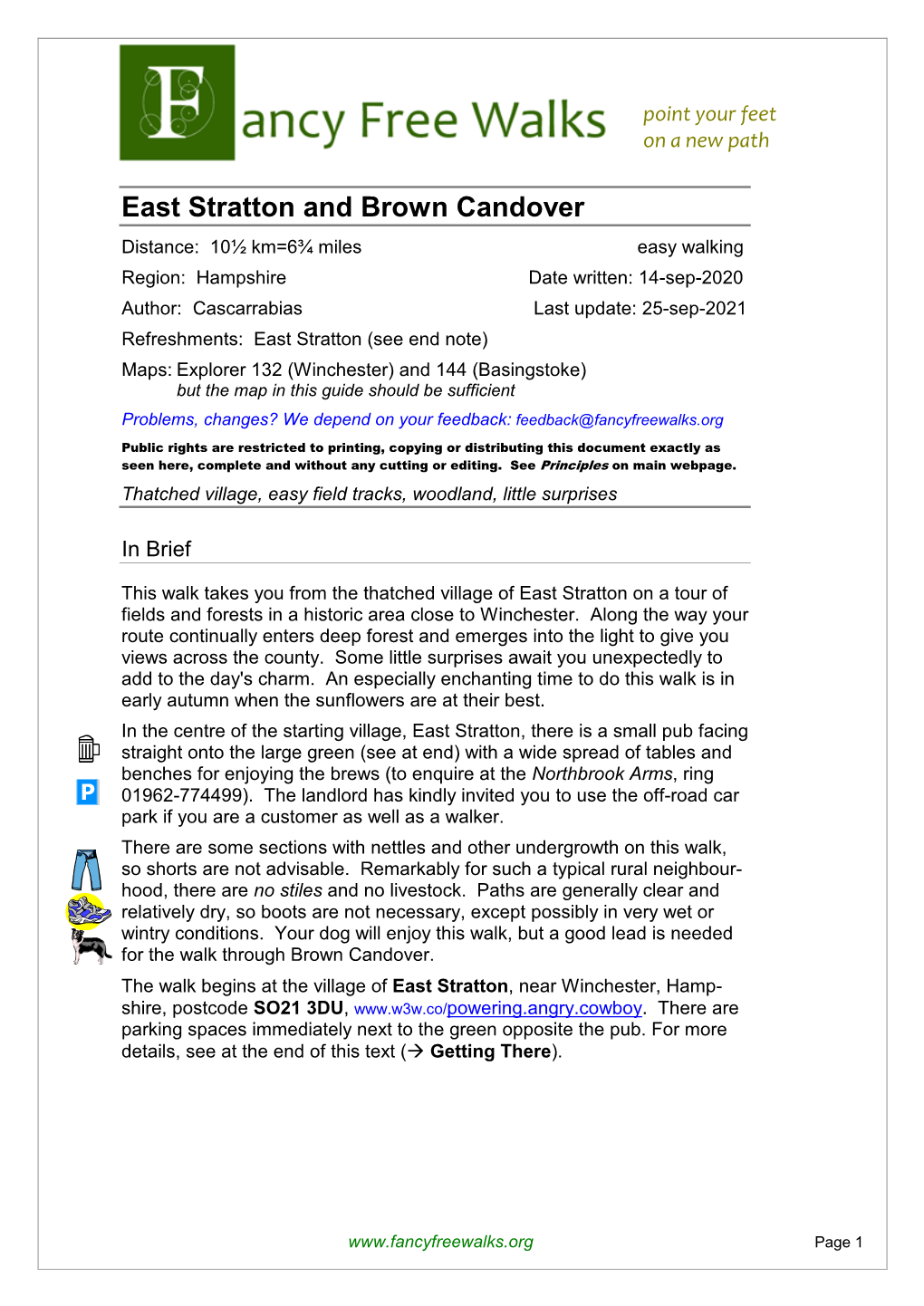 East Stratton & Brown Candover