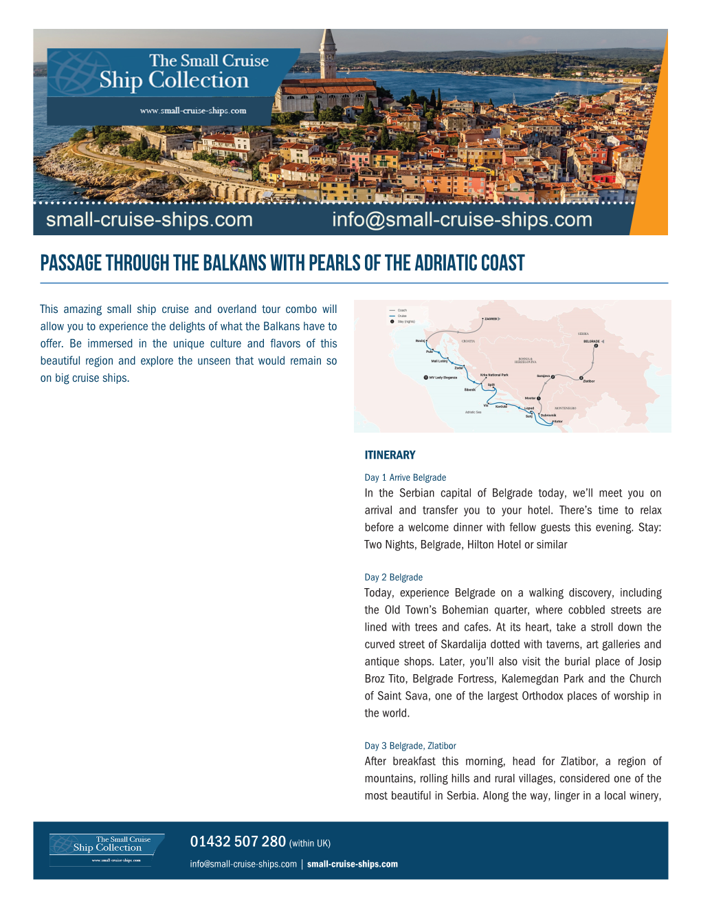 Passage Through the Balkans with Pearls of the Adriatic Coast