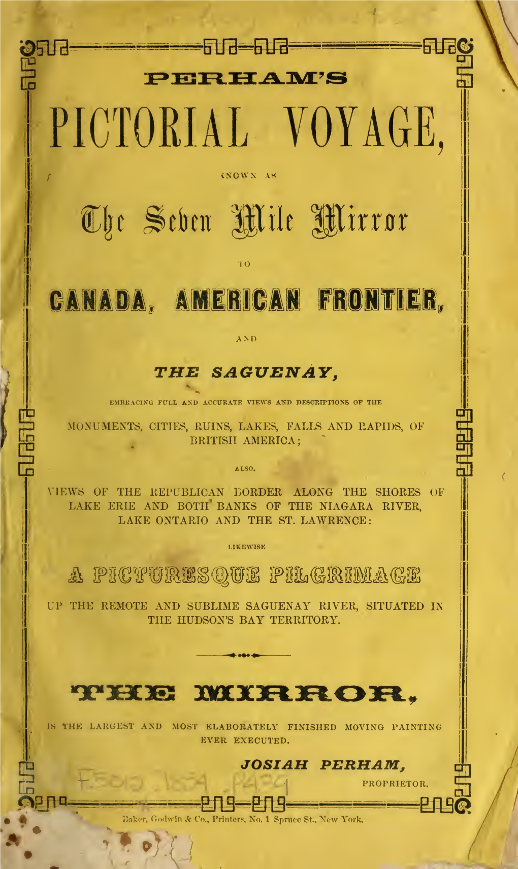 Descriptive and Historical View of the Seven Mile Mirror of the Lakes