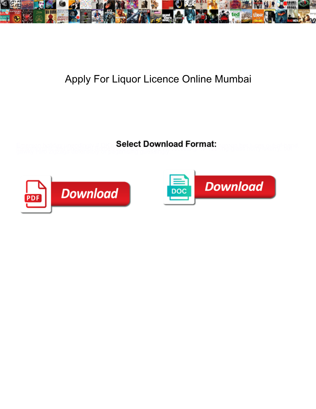 Apply for Liquor Licence Online Mumbai
