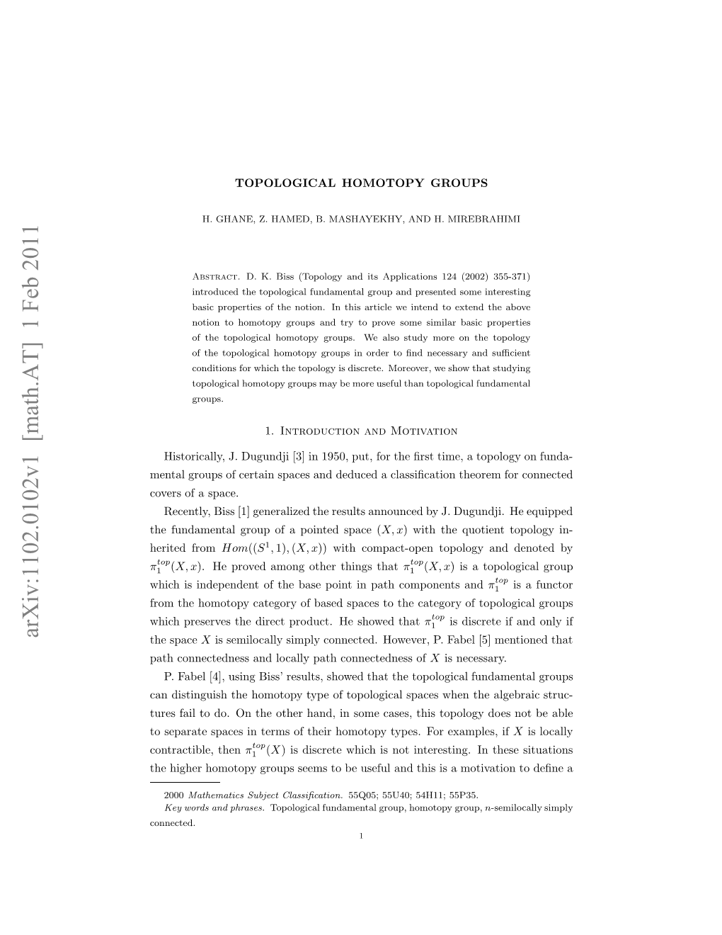 Topological Homotopy Groups May Be More Useful Than Topological Fundamental Groups