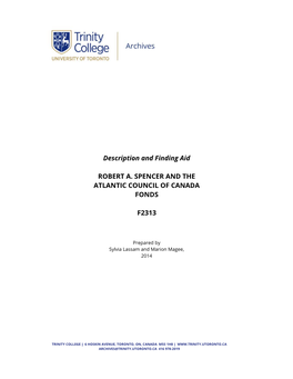 Atlantic Council of Canada F2313