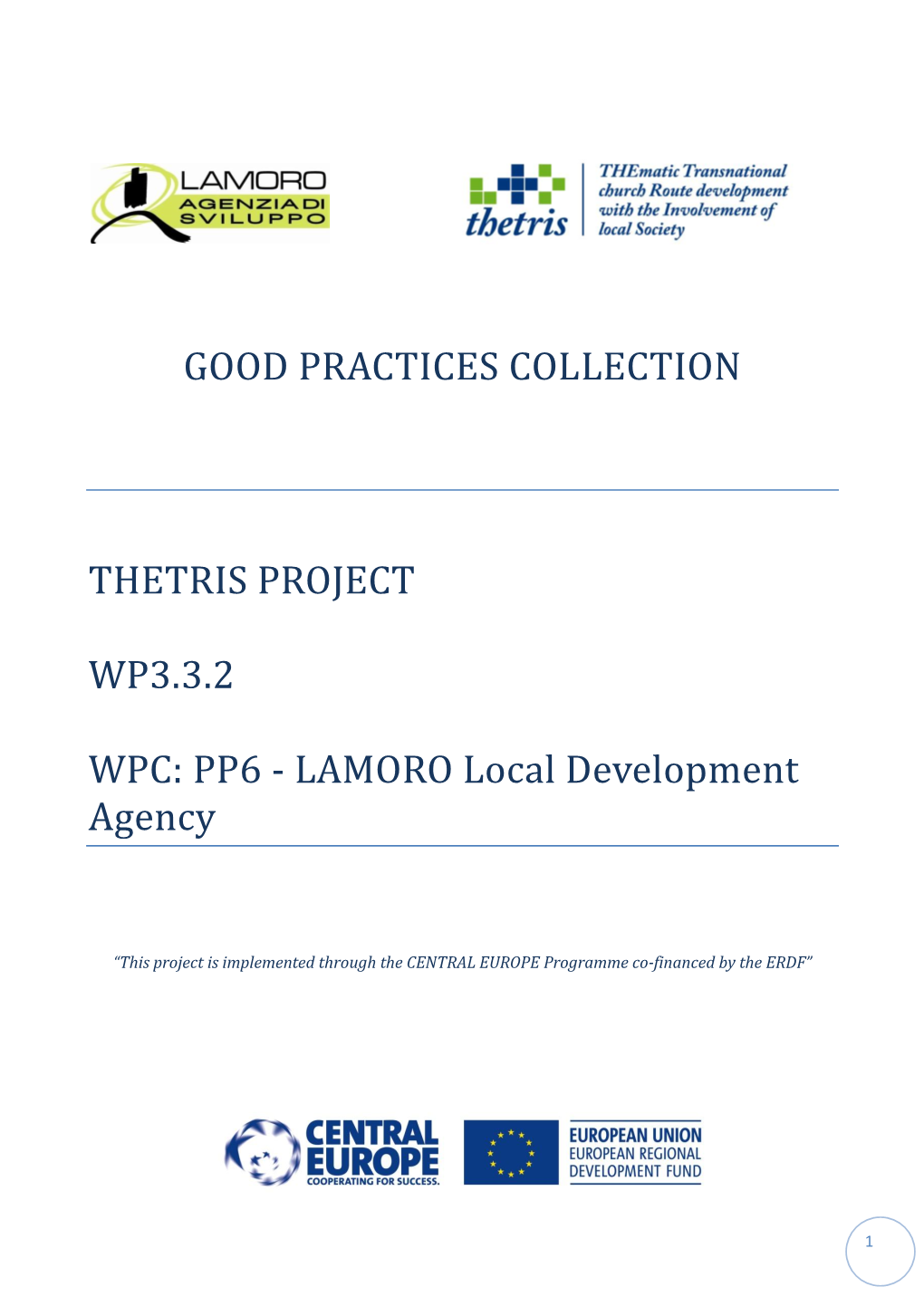 Good Practices Collection Thetris Project Wp3.3.2 Wpc