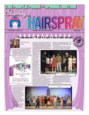 Hairspray:”PAHS Can’T Stop the Beat!