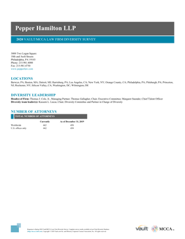 Pepper Hamilton LLP