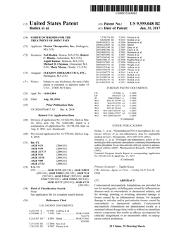 United States Patent (10) Patent No.: US 9,555,048 B2 Bodick Et Al