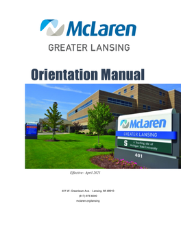 Orientation Manual