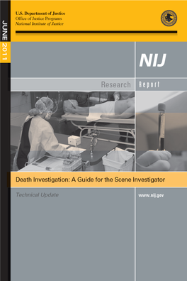Death Investigation: a Guide for the Scene Investigator, Techincal Update