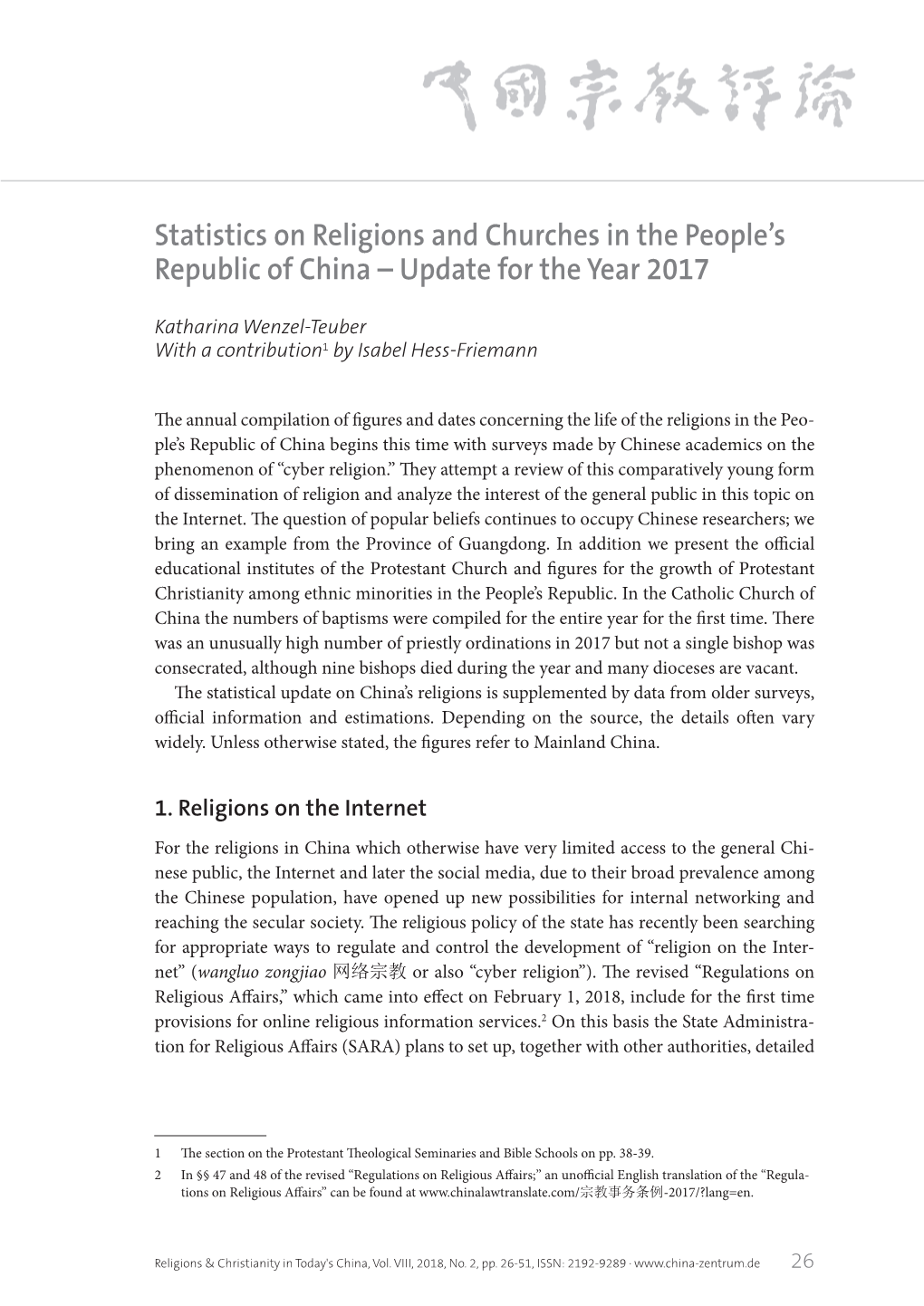 statistics-on-religions-and-churches-in-the-people-s-republic-of-china