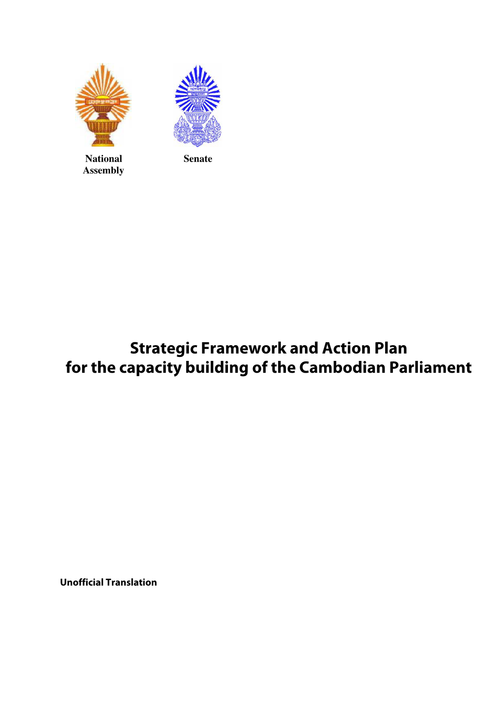 Strategic Framework Parliament