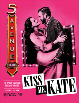 Kiss Me Kate at the 5Th Avenue Theatre Encore Arts Seattle