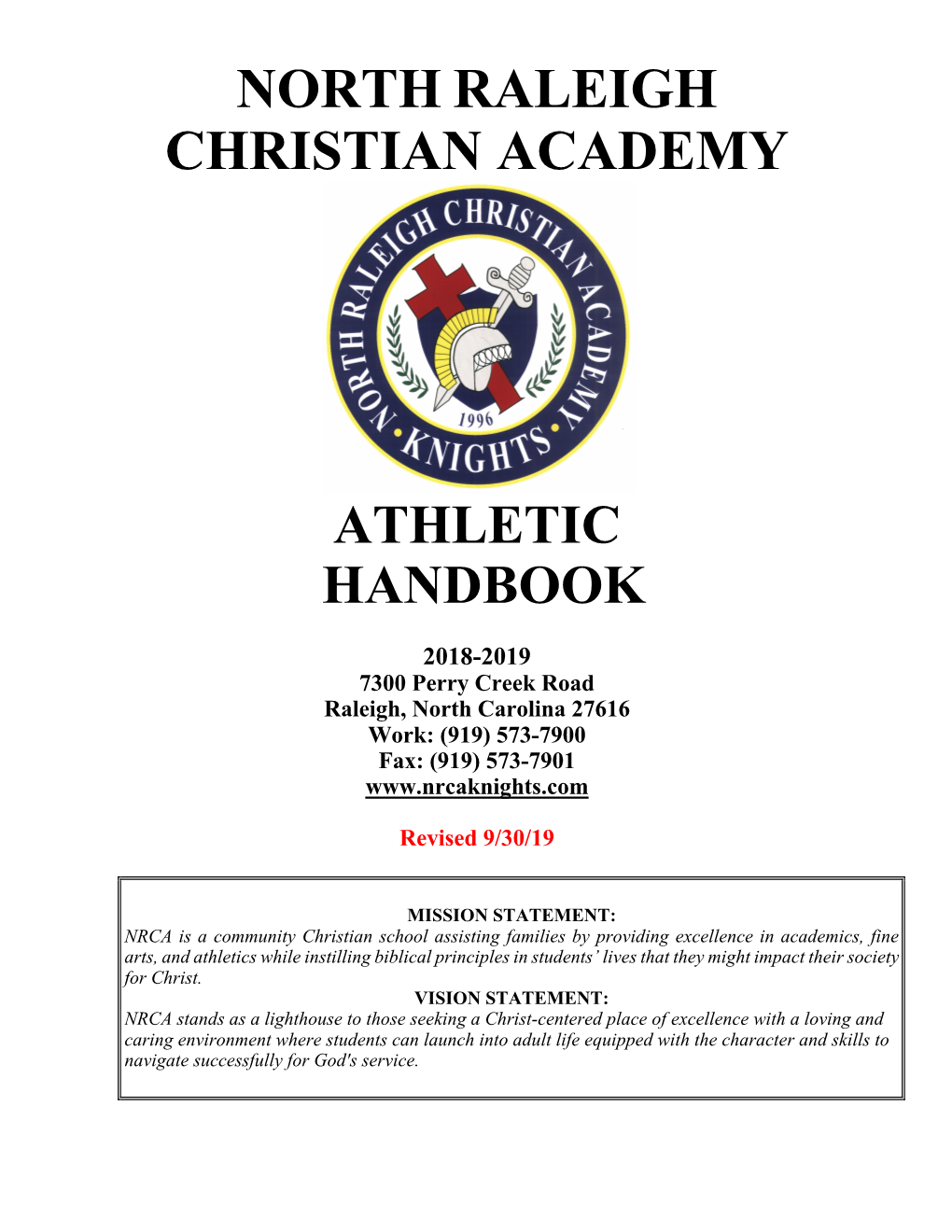 3 Athletics Handbook