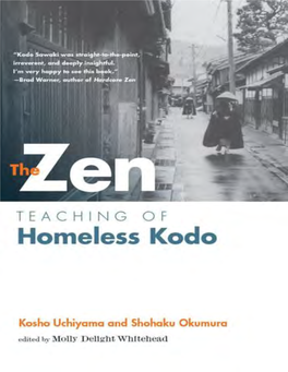 Zen Teaching of Homeless Kodo