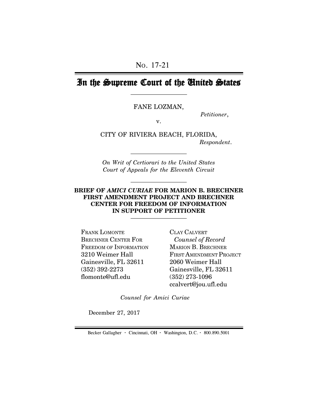 (Calvert)\17-21 Amicus Brief Brechner.Wpd