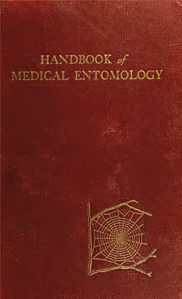 Handbook of Medical Entomology