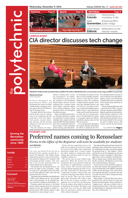 CIA Director Discusses Tech Change Preferred Names