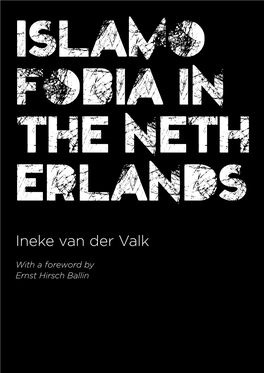 Ineke Van Der Valk Is a Researcher with a Broad Background in the Social Sciences and Discourse Studies, and Who Specialises in Ethnic Diversity, Racism and Extremism