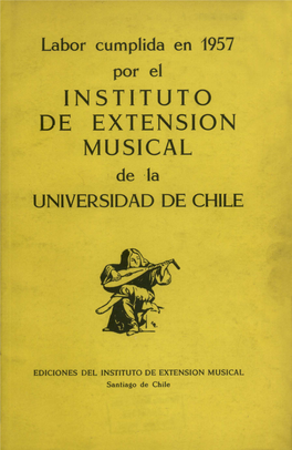 INSTITUTO DE EXTENSION MUSICAL De La UNIVERSIDAD DE CHILE
