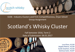 Scotland's Whisky Cluster