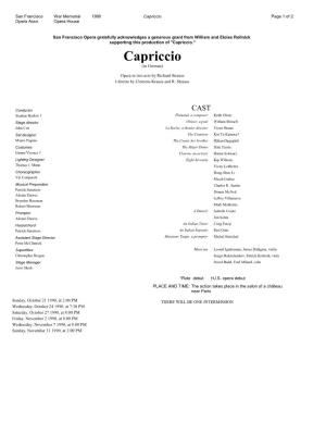 Capriccio Page 1 of 2 Opera Assn