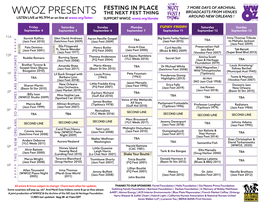 WWOZ PRESENTS the NEXT FEST THING BROADCASTS from VENUES AROUND NEW ORLEANS ! LISTEN LIVE at 90.7FM Or on Line at Wwoz.Org/Listen SUPPORT WWOZ: Wwoz.Org/Donate