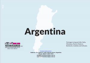 Packages to Iguazú Falls, Salta, Mendoza, Puerto Madryn, Bariloche, Calafate and Ushuaia