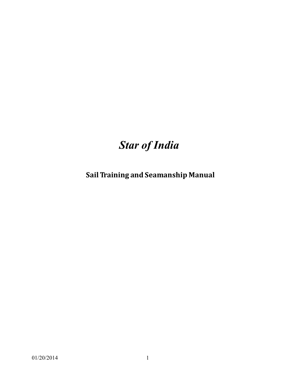 Star of India