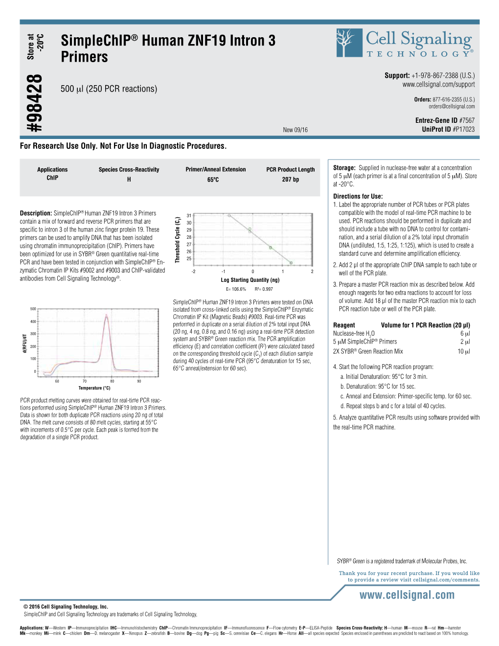 98428 New 09/16 Uniprot ID #P17023