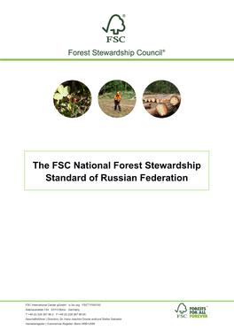 National Forest Stewardship Standard of Russian Federation