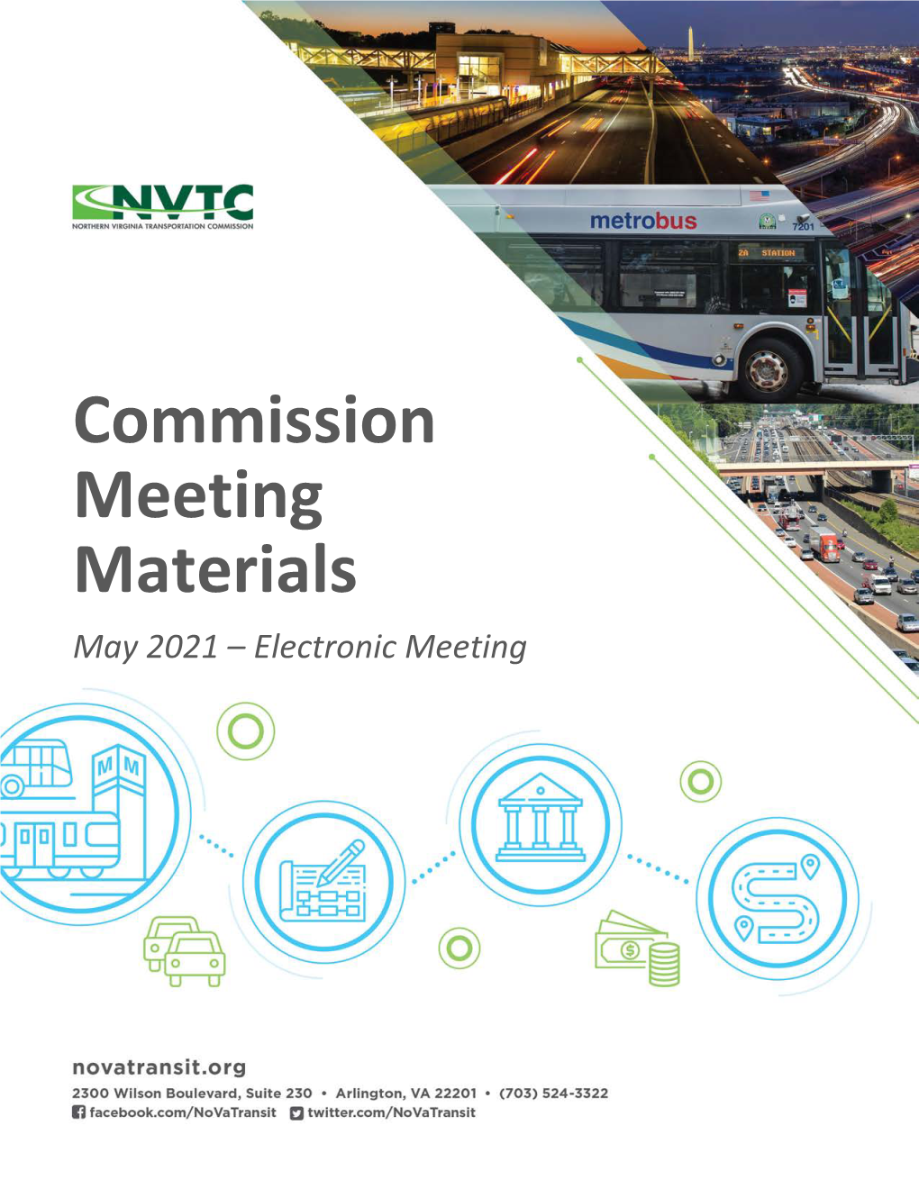 Commission Meeting Materials May 2021 – Electronic Meeting Meeting Overview