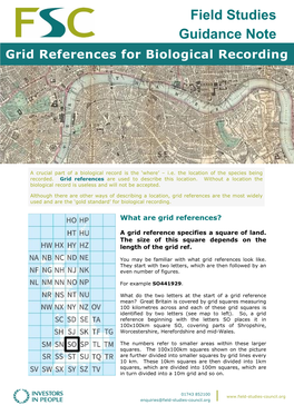 Field Studies Guidance Note