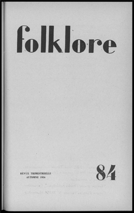 Automne 1956 Revuefolklore