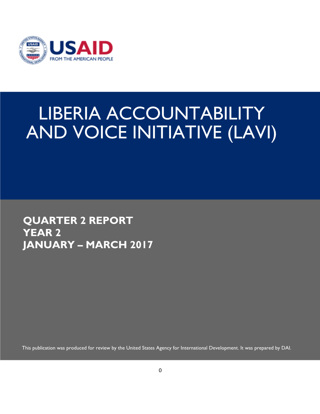 Liberia Accountability and Voice Initiative (Lavi)