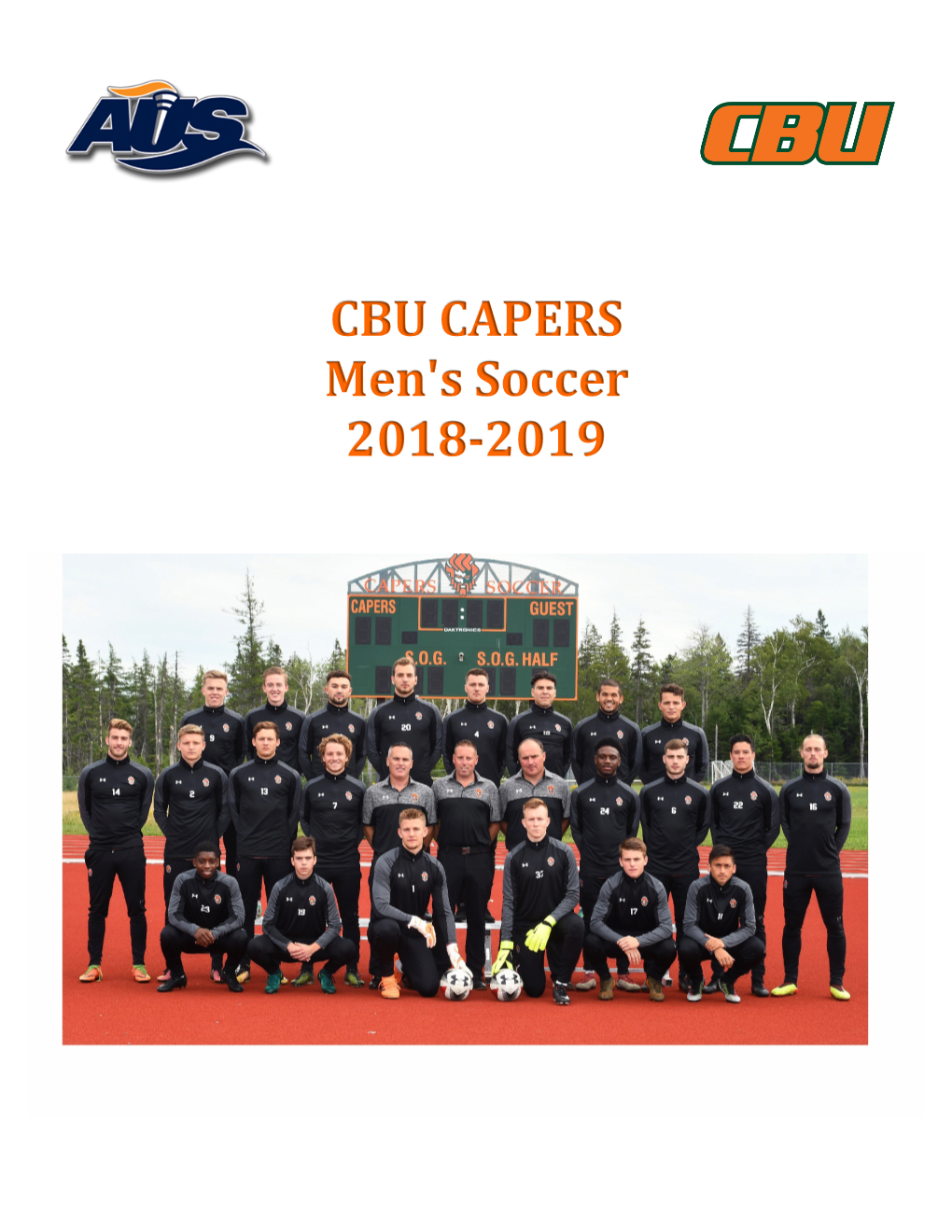 CBU CAPERS Men's Soccer 2018-2019