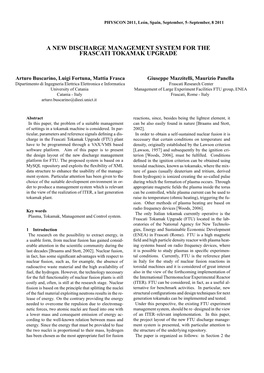 A New Discharge Management System for the Frascati Tokamak Upgrade