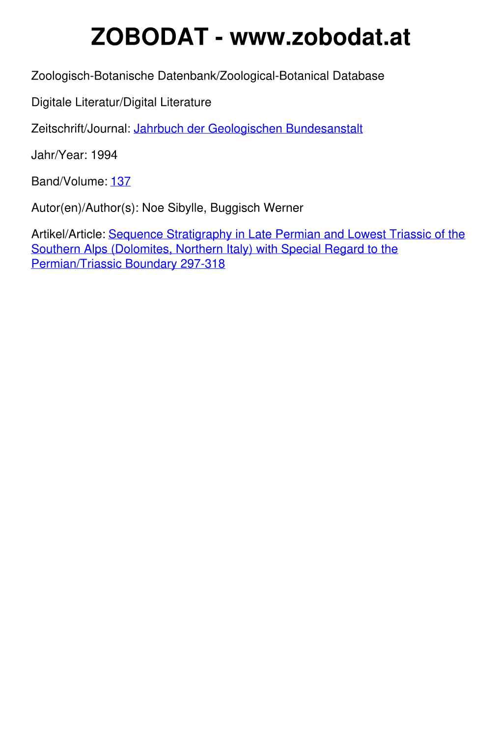 Sequence Stratigraphy in Late Permian and Lowest Triassic of The