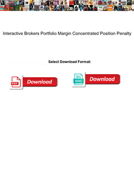 Interactive Brokers Portfolio Margin Concentrated Position Penalty