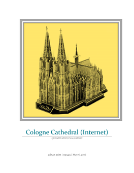 Cologne Cathedral (Internet) QUANTITATIVE EVALUATION