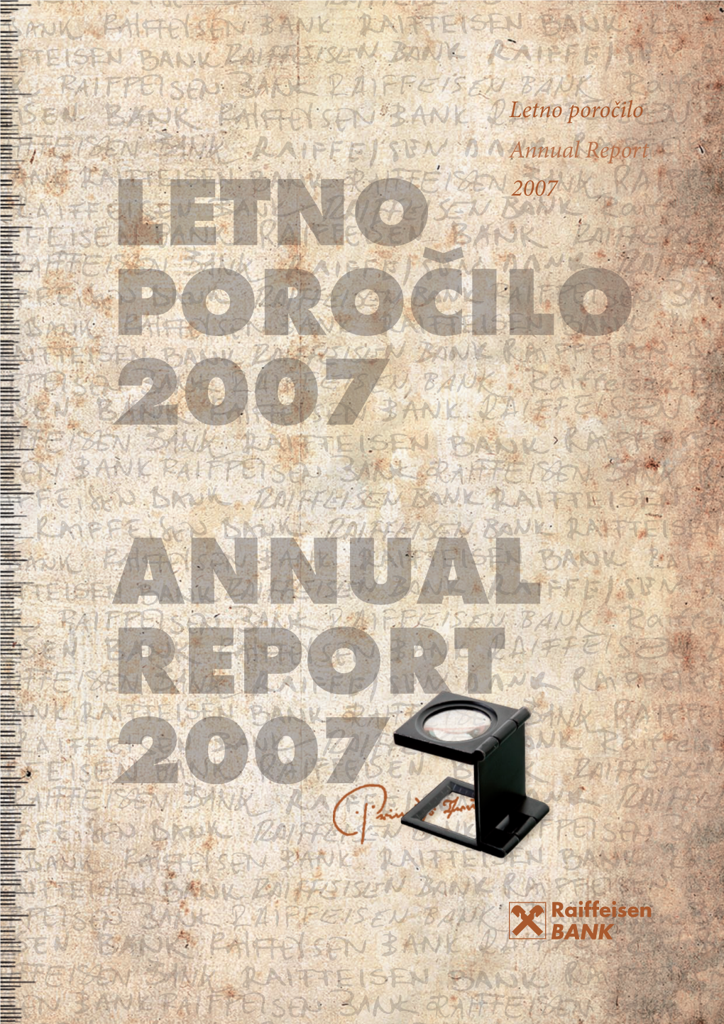 2007 Letno Poročilo Annual Report