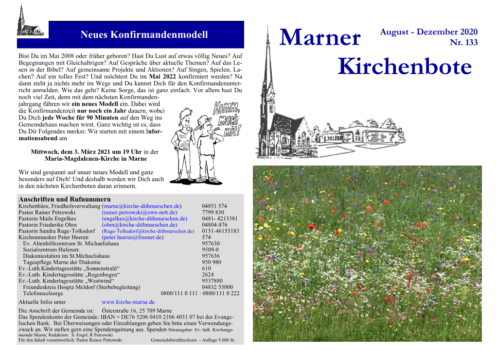 Kirchenbote 133-August 2020