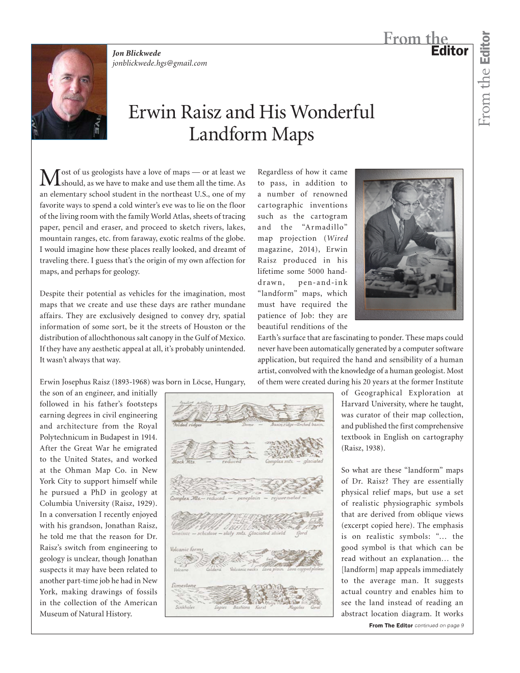 Erwin Raisz and His Wonderful Landform Maps from The