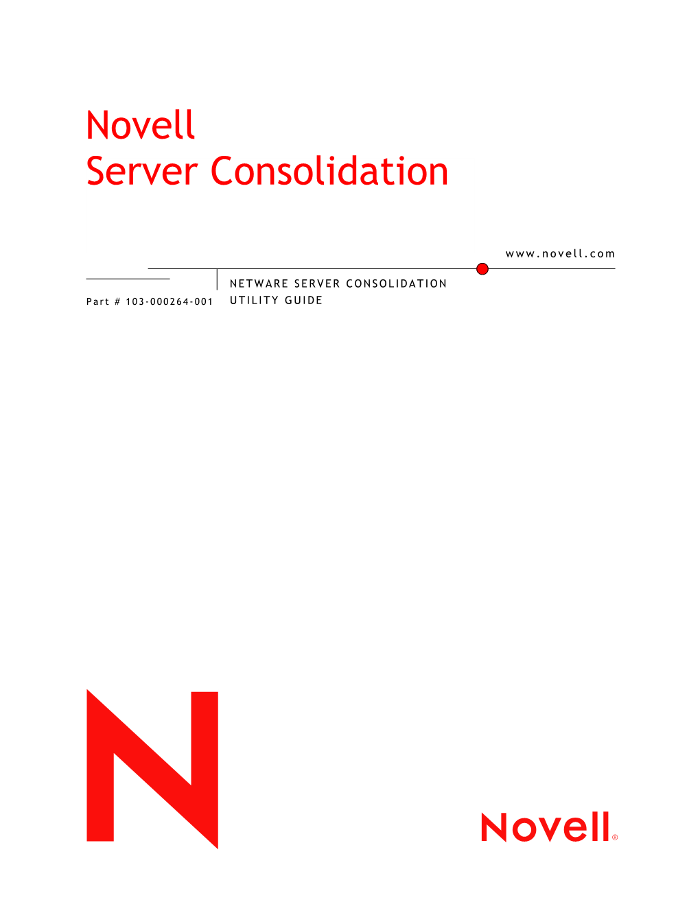 Novell Server Consolidation