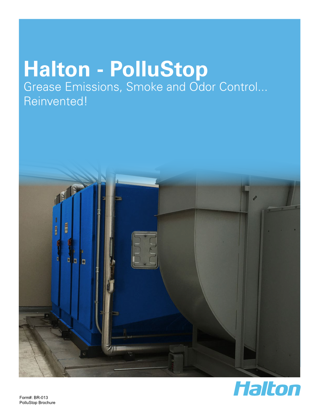 Halton - Pollustop Grease Emissions, Smoke and Odor Control