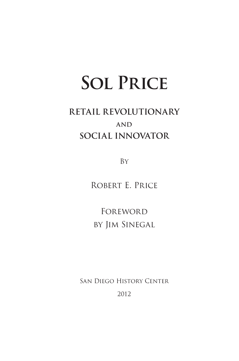 Sol Price Center for Social Innovation