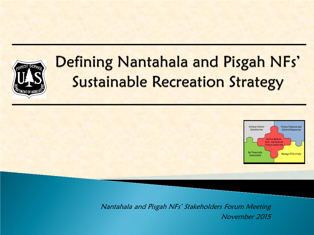 Southern Region Sustainable Recreation Strategy