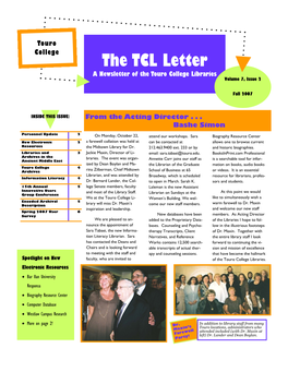 Fall 2007 Vol. 7, Issue 2