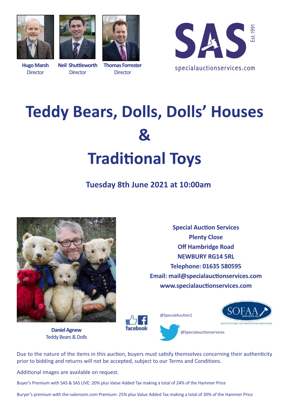 Teddy Bears, Dolls, Dolls' Houses & Traditional Toys