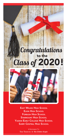 To the Class of 2020!