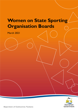 Women on State Sporting Organisation Boards